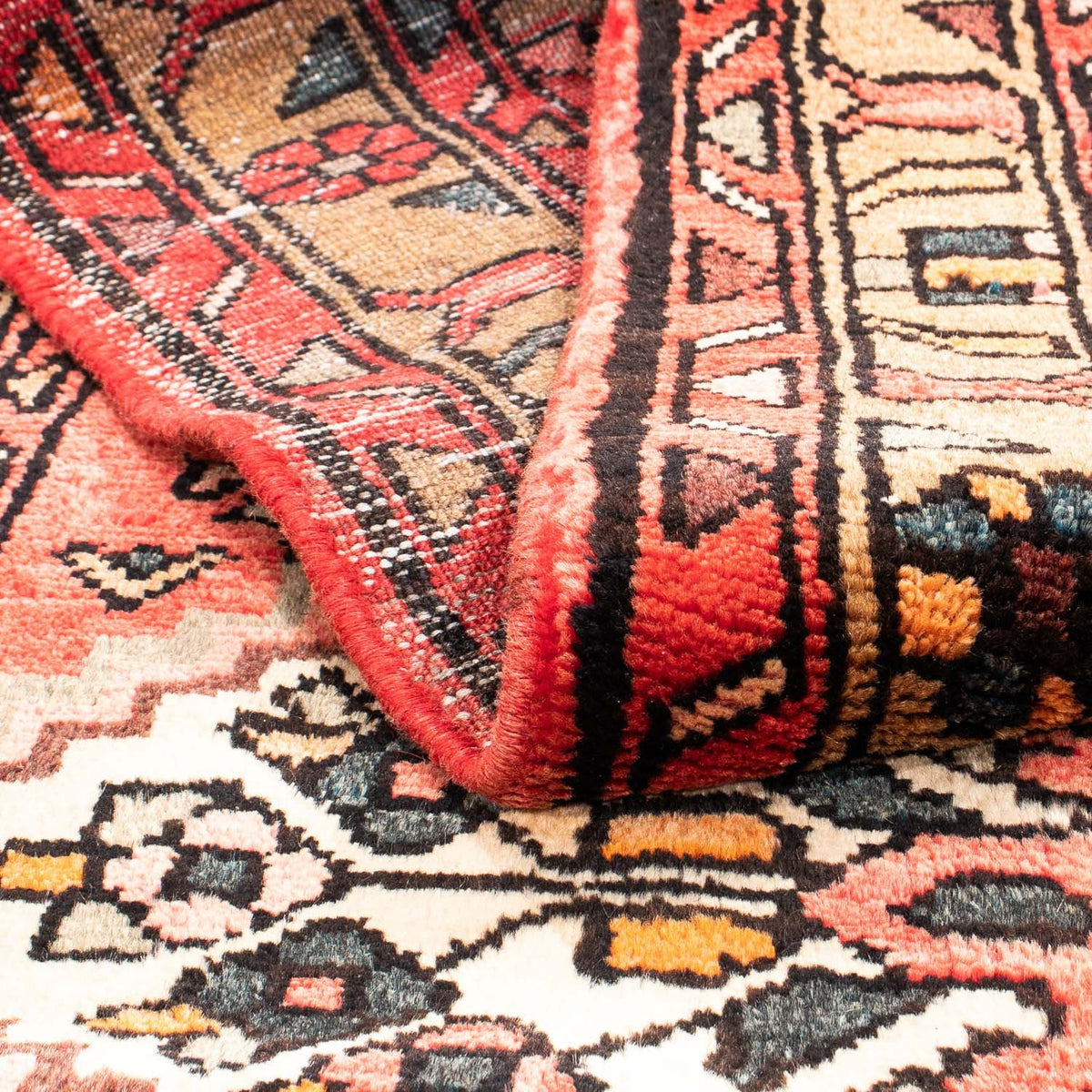 Biegacz Perski dywan - Nomadyczny - 308 x 104 cm - czerwony