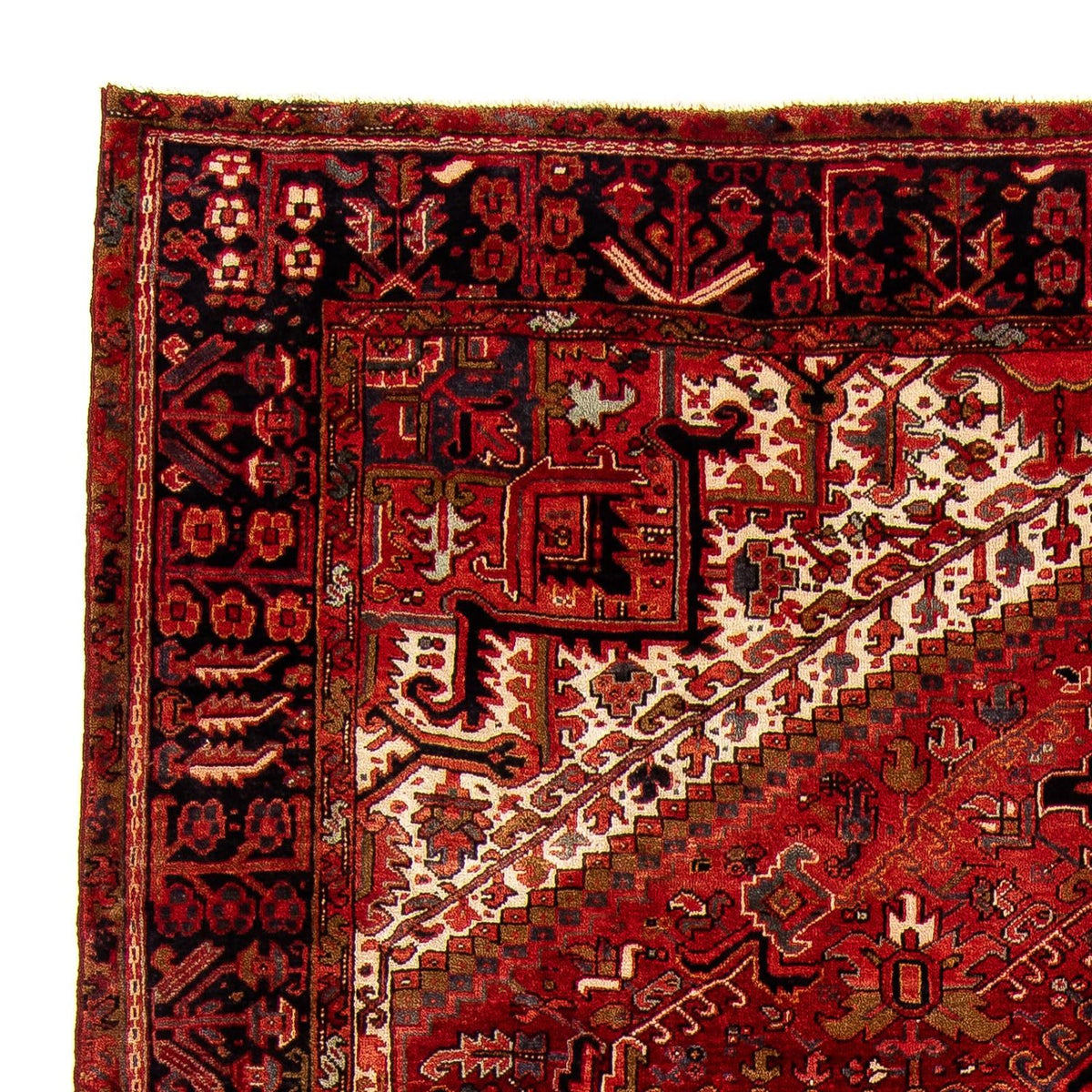 Perski dywan - Nomadyczny - 387 x 307 cm - ciemna czerwień