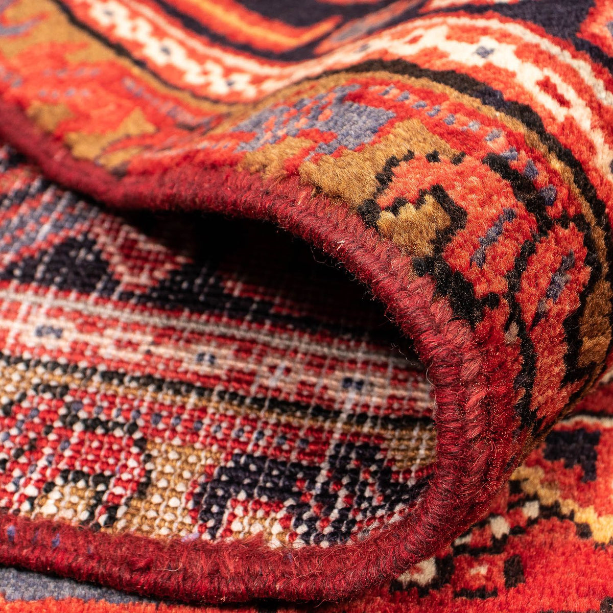 Perski dywan - Nomadyczny - 387 x 307 cm - ciemna czerwień