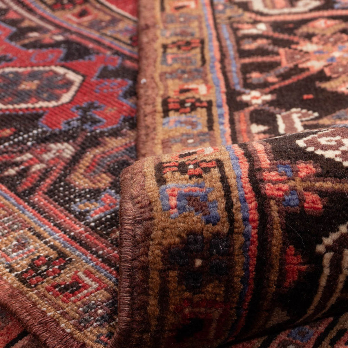 Perski dywan - Nomadyczny - 328 x 257 cm - ciemna czerwień