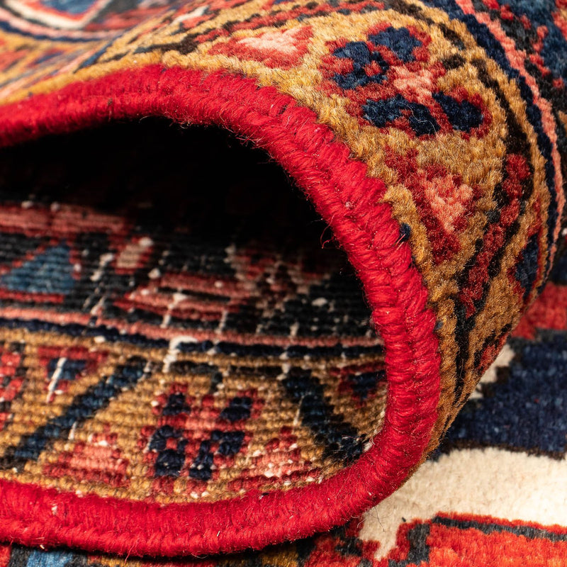 Perski dywan - Nomadyczny - 405 x 296 cm - ciemna czerwień