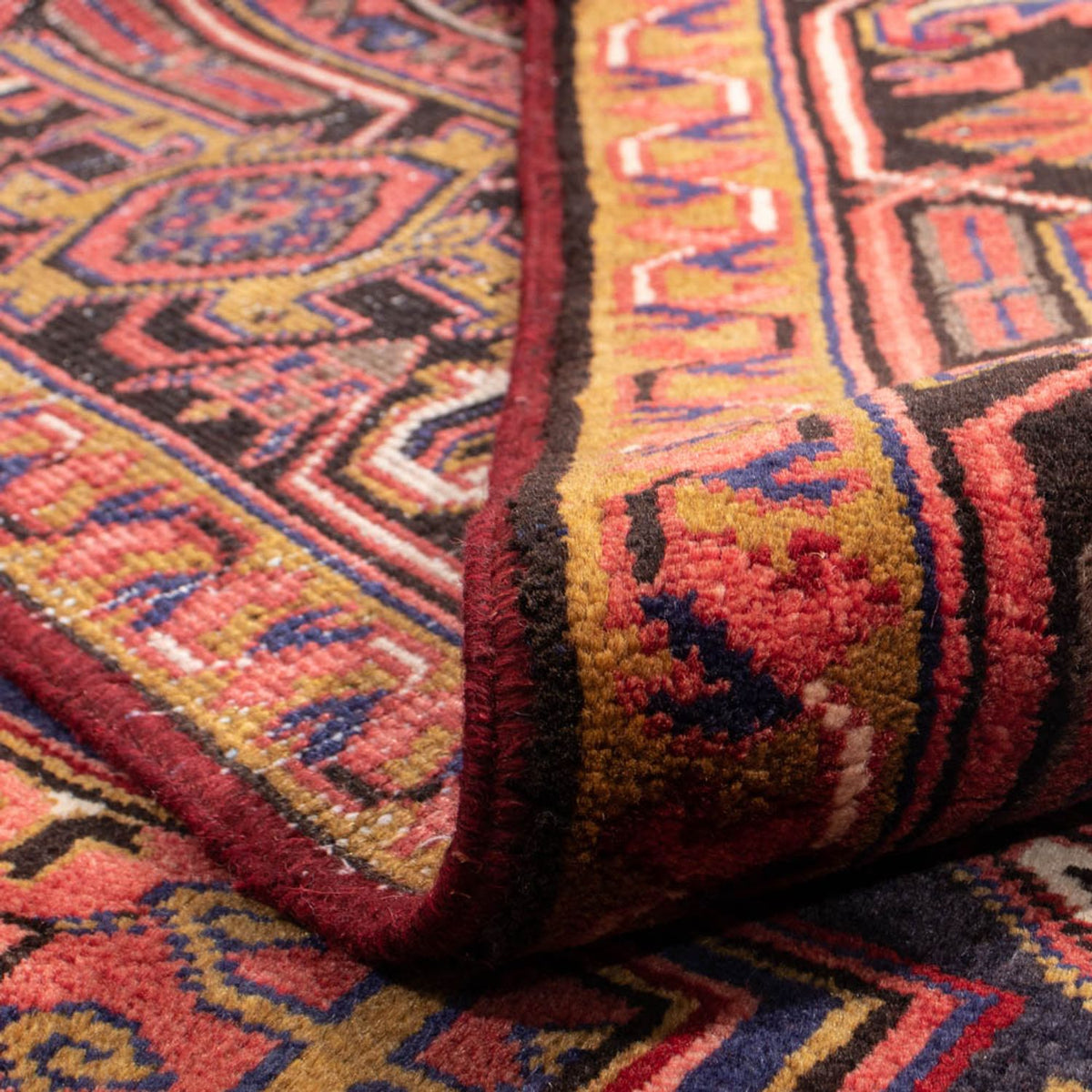 Perski dywan - Nomadyczny - 342 x 243 cm - jasna czerwień