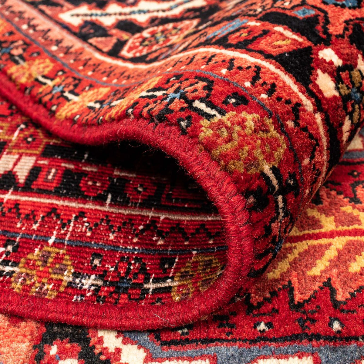 Perski dywan - Nomadyczny - 374 x 295 cm - ciemna czerwień