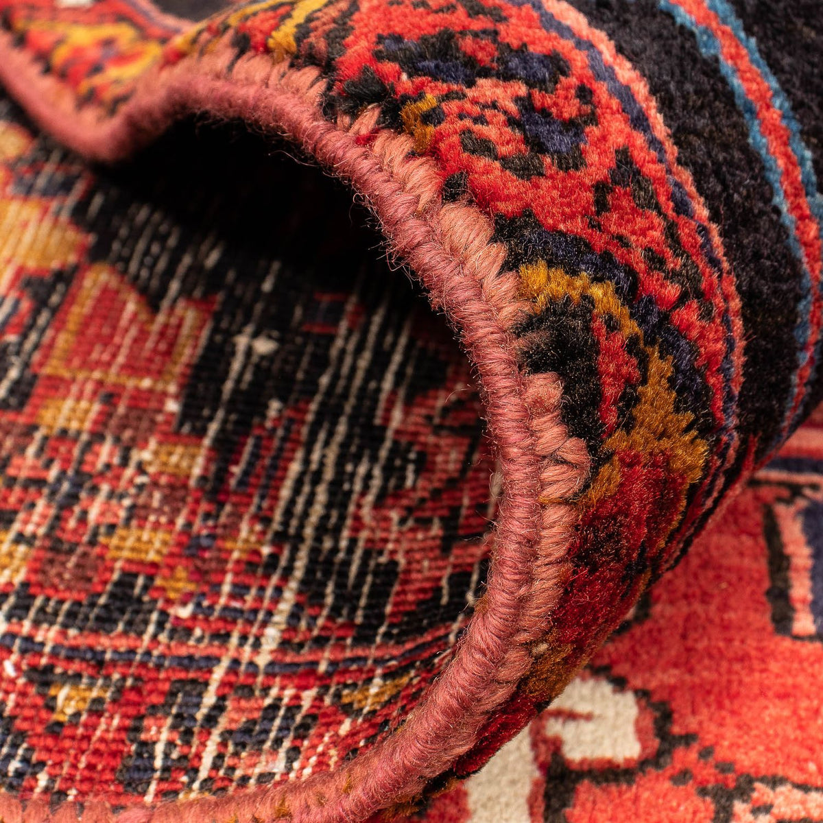 Perski dywan - Nomadyczny - 391 x 286 cm - ciemna czerwień