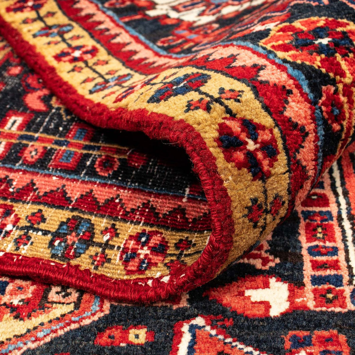 Perski dywan - Nomadyczny - 393 x 304 cm - ciemna czerwień