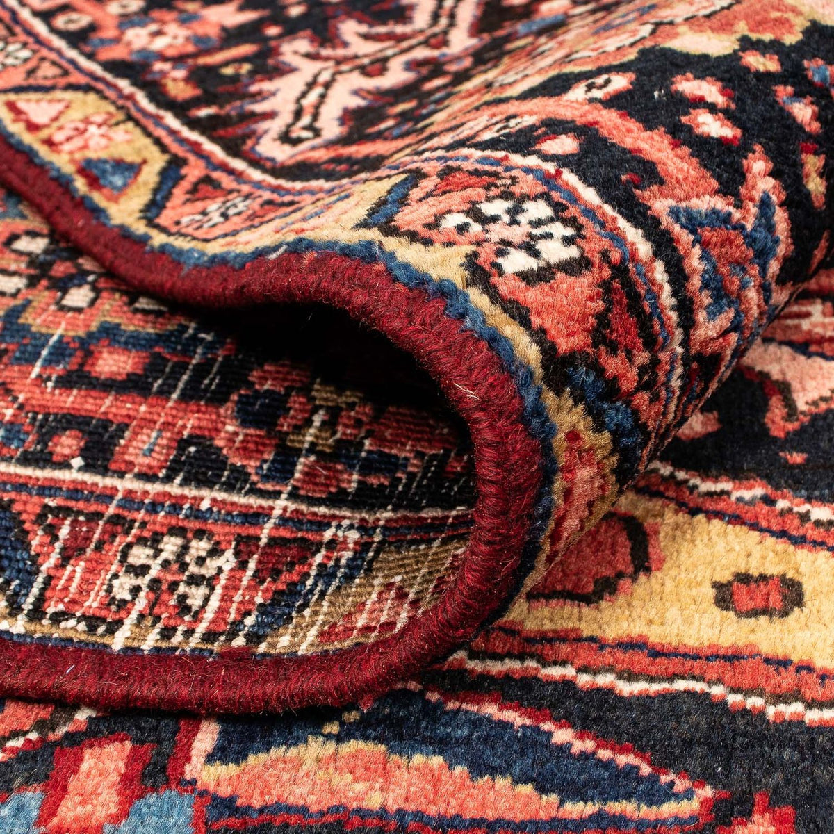 Perski dywan - Nomadyczny - 402 x 300 cm - ciemna czerwień