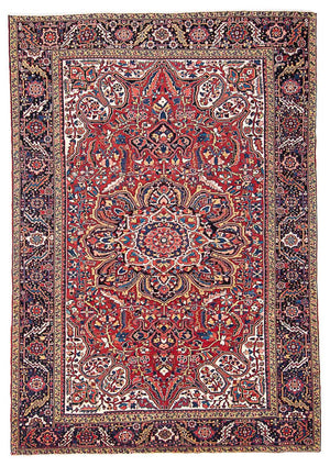 Perski dywan - Nomadyczny - 376 x 270 cm - czerwony