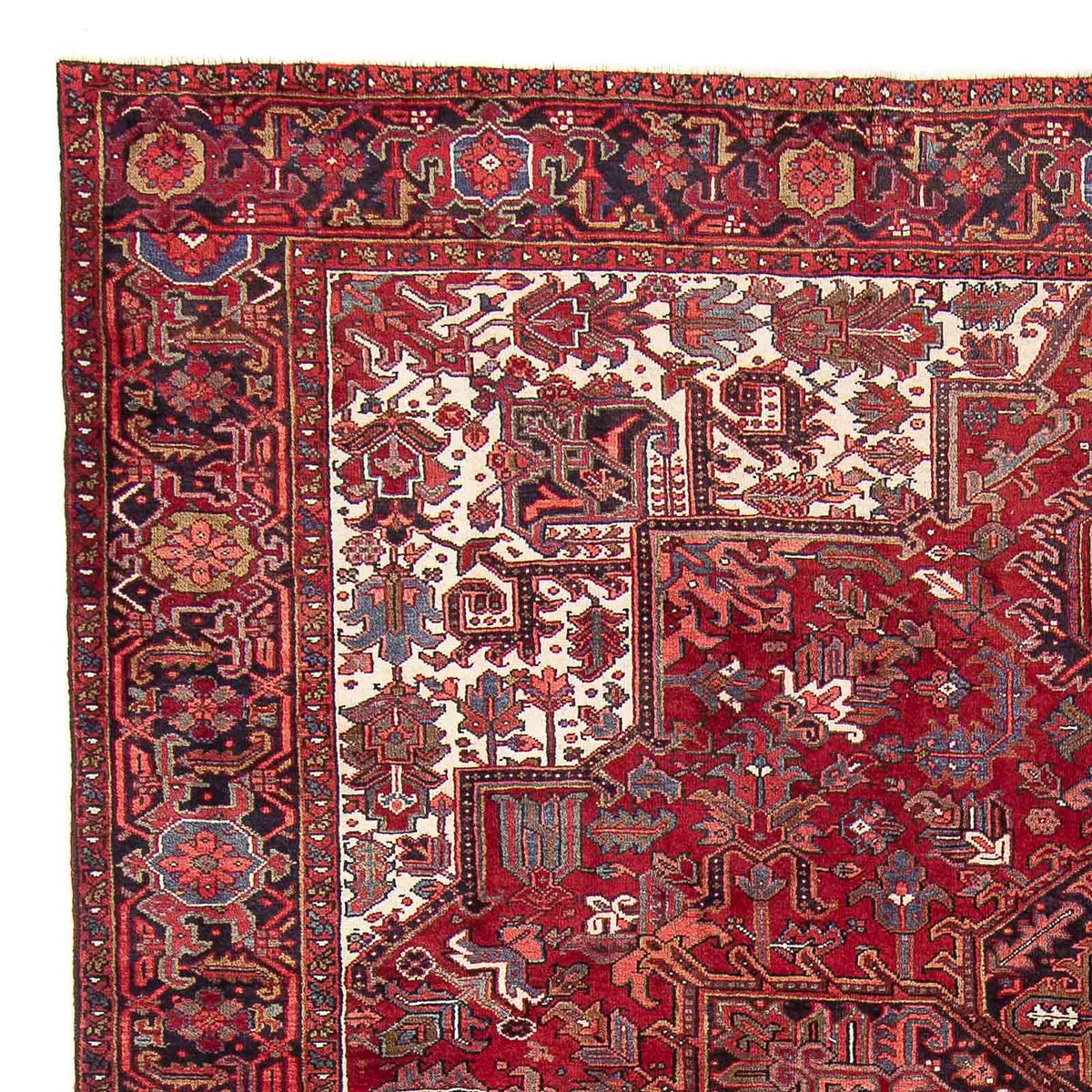 Perski dywan - Nomadyczny - 346 x 255 cm - ciemna czerwień