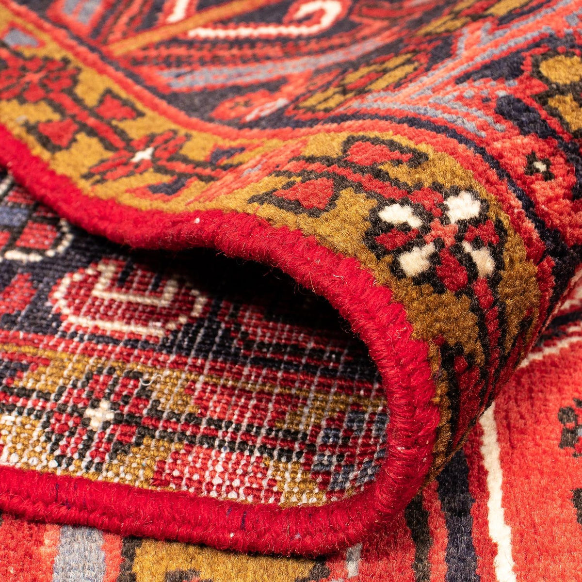 Perski dywan - Nomadyczny - 398 x 298 cm - ciemna czerwień