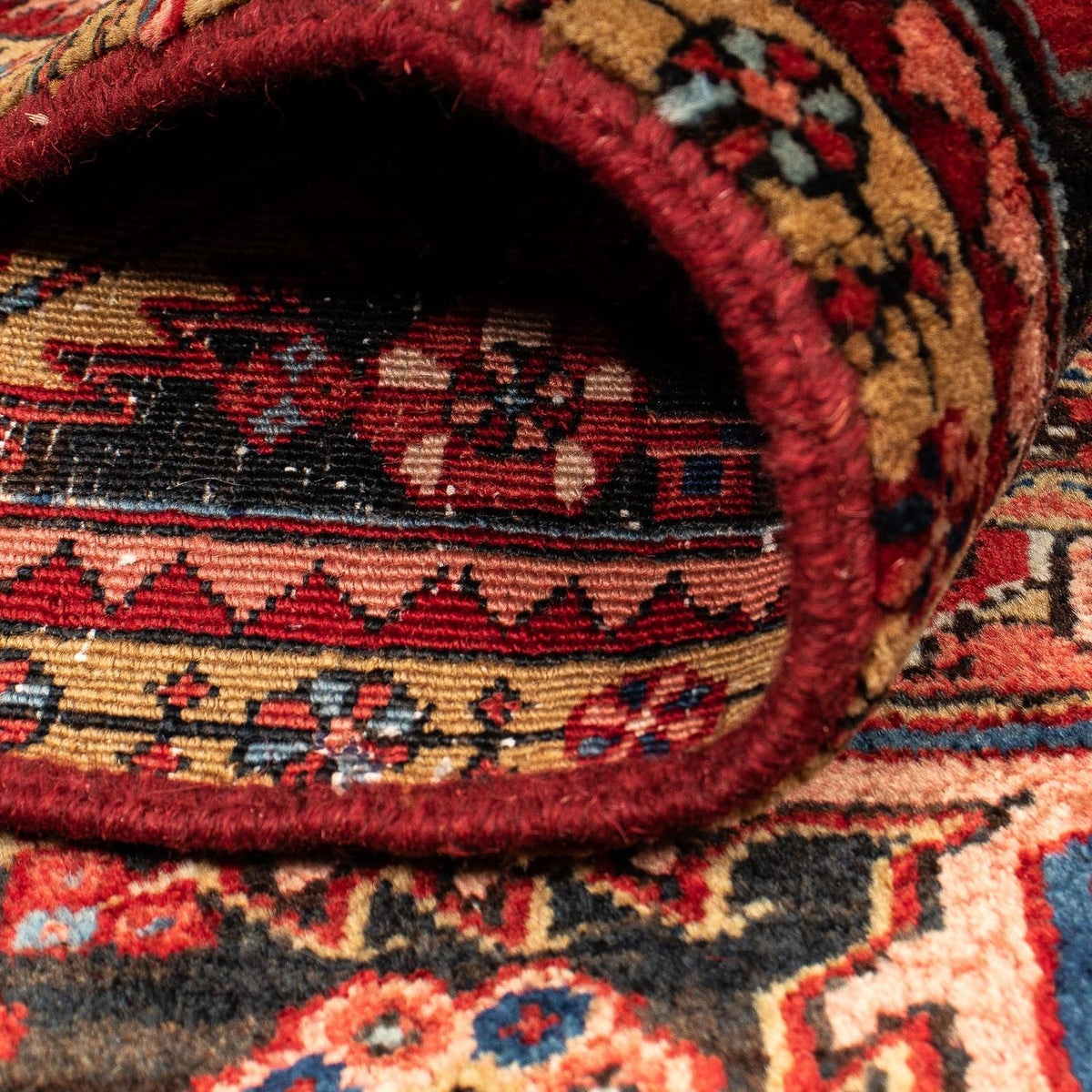 Perski dywan - Nomadyczny - 397 x 304 cm - ciemna czerwień