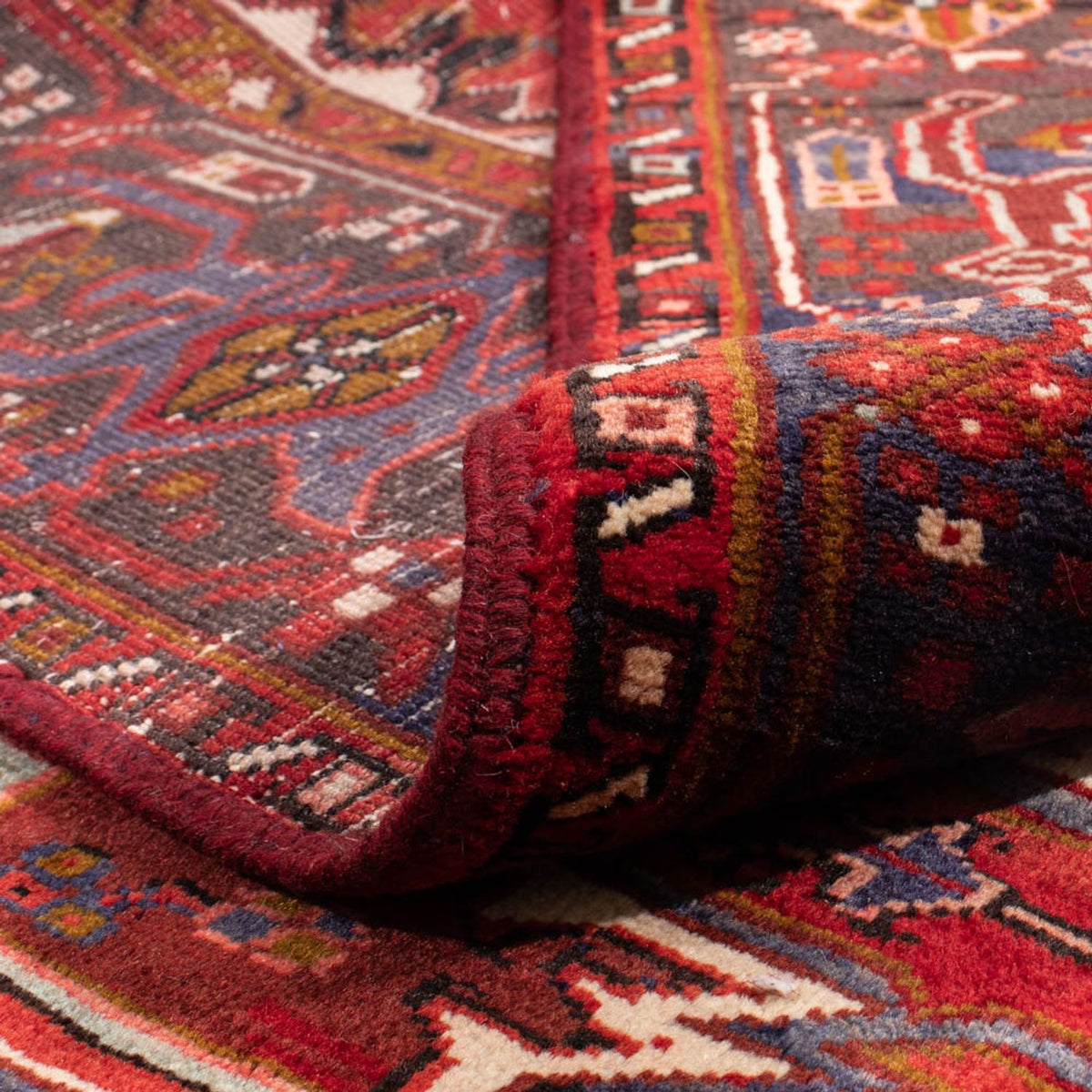 Perski dywan - Nomadyczny - 345 x 260 cm - ciemna czerwień