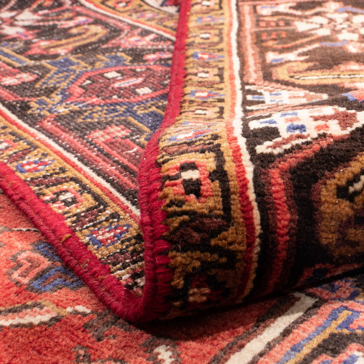 Perski dywan - Nomadyczny - 331 x 248 cm - ciemna czerwień