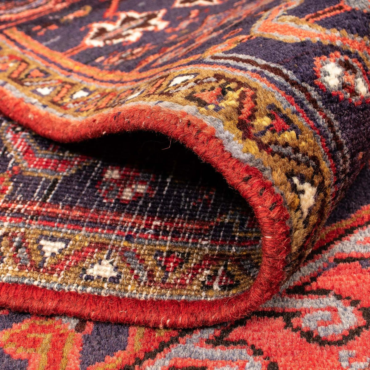 Perski dywan - Nomadyczny - 428 x 315 cm - ciemna czerwień