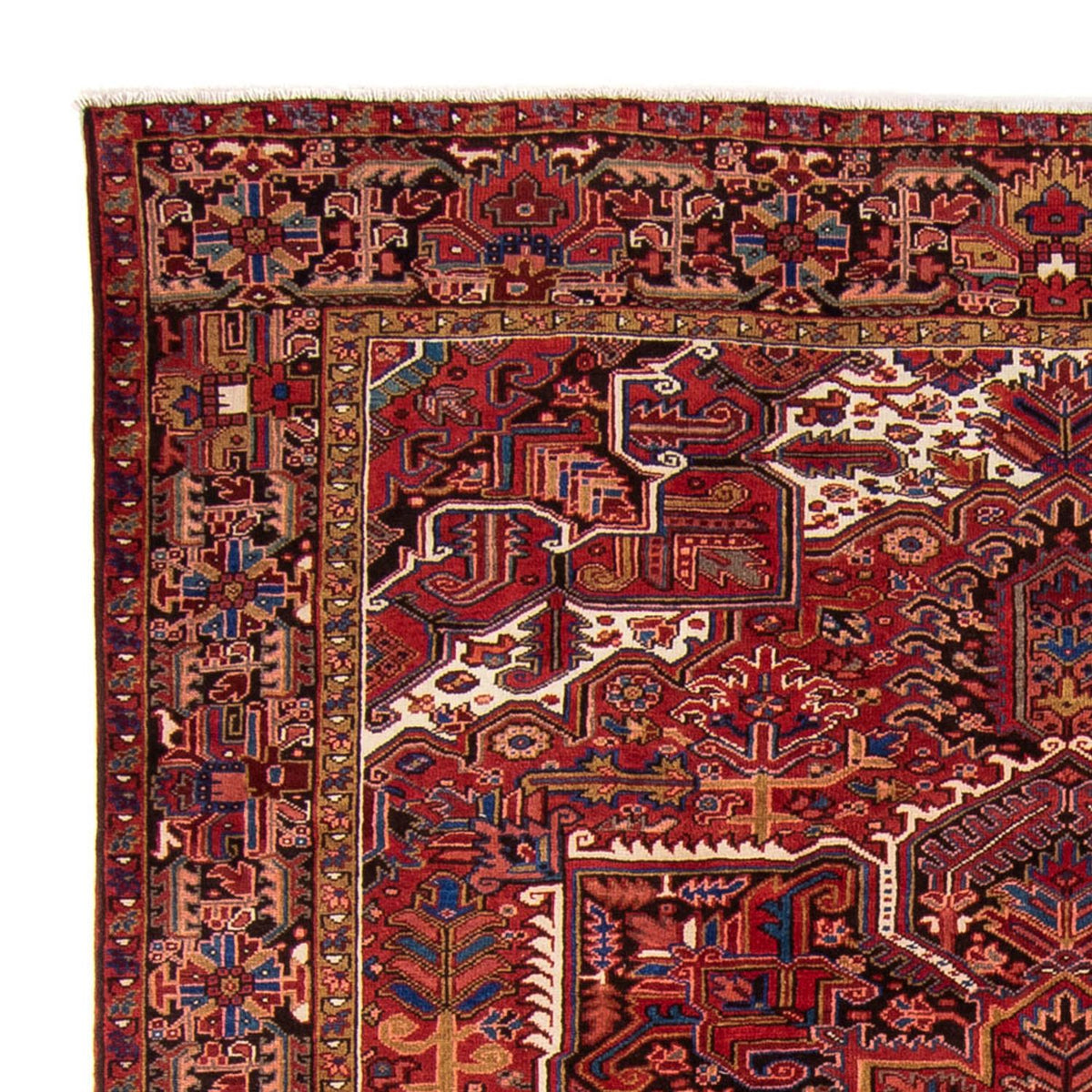 Perski dywan - Nomadyczny - 330 x 250 cm - ciemna czerwień