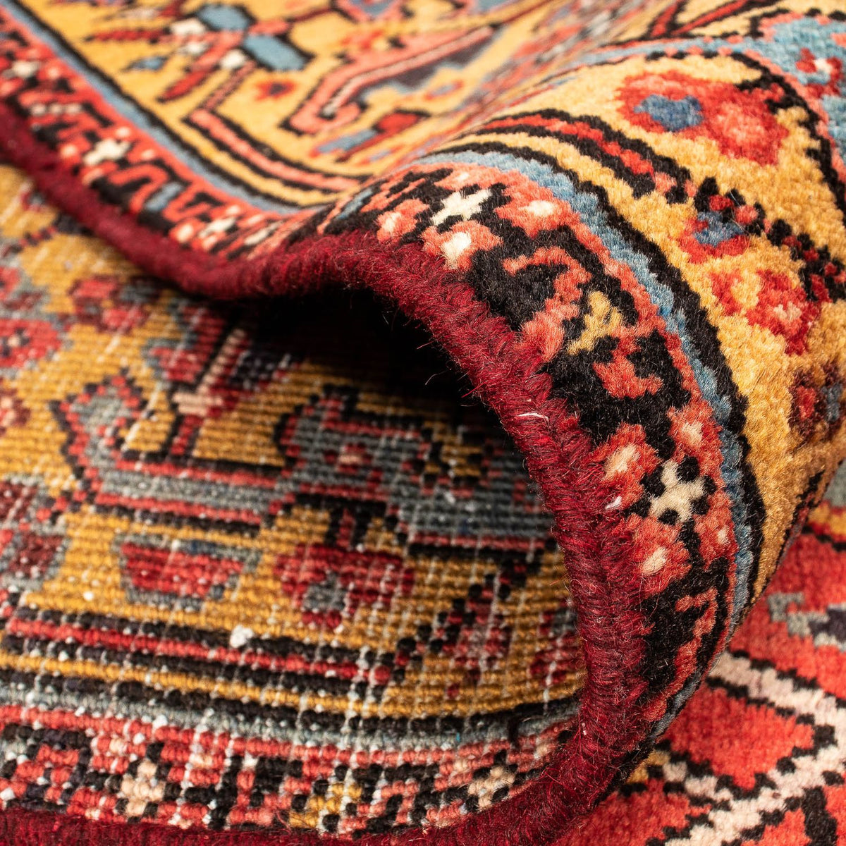 Perski dywan - Nomadyczny - 388 x 282 cm - ciemna czerwień