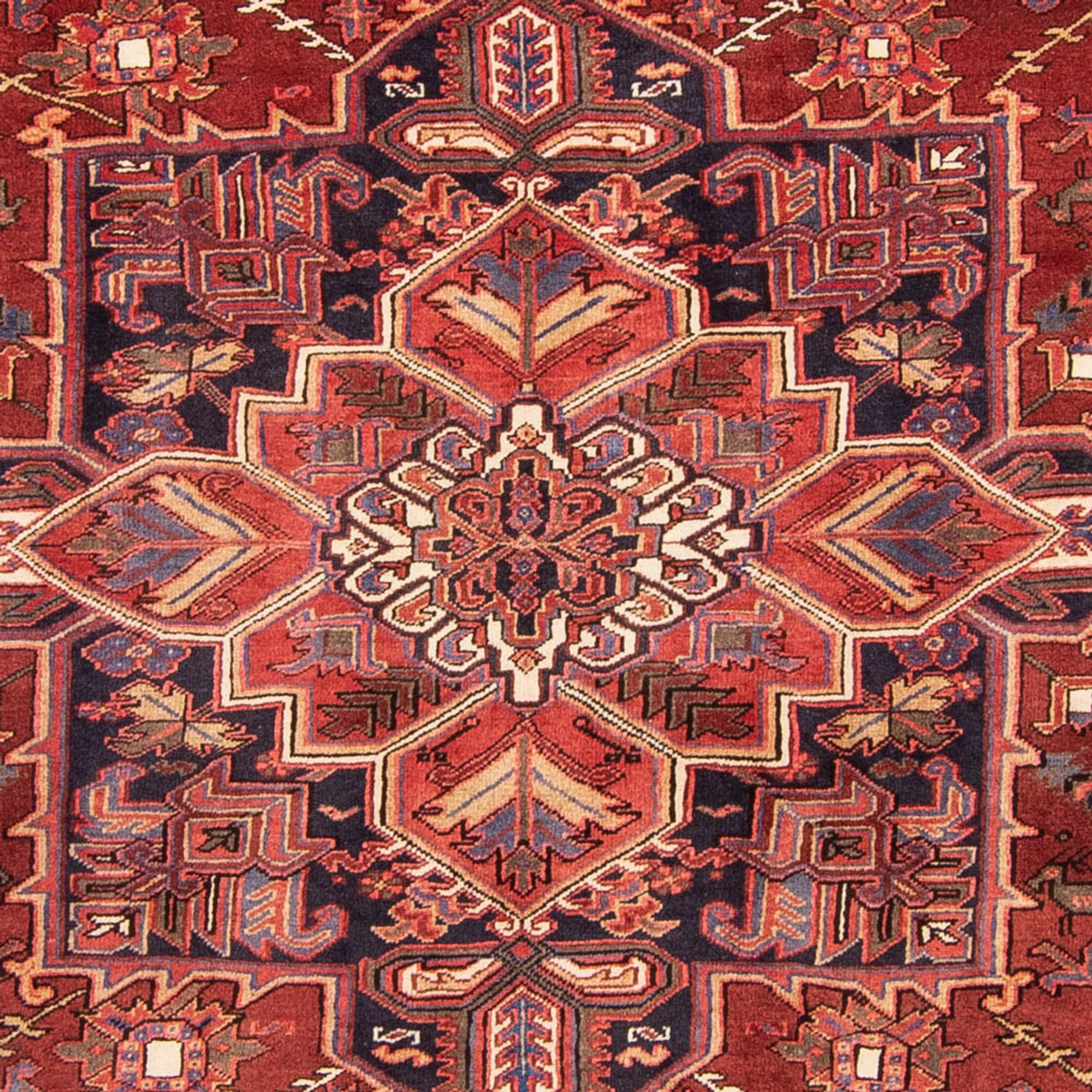 Perski dywan - Nomadyczny - 335 x 246 cm - ciemna czerwień