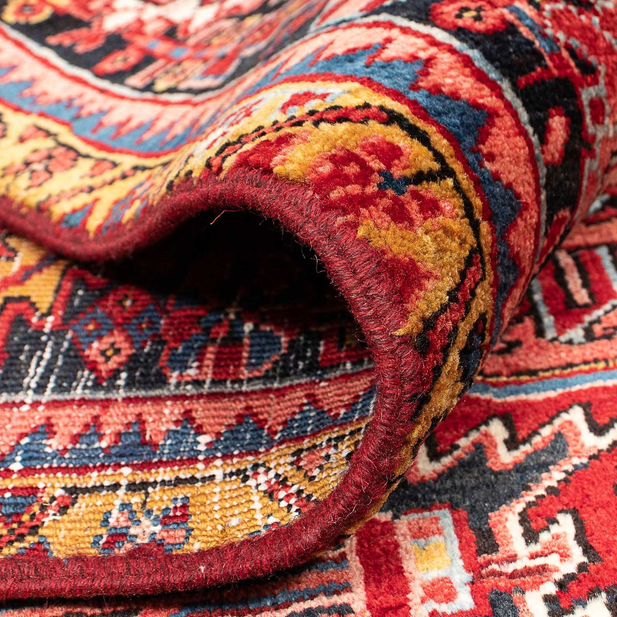 Perski dywan - Nomadyczny - 358 x 245 cm - jasna czerwień