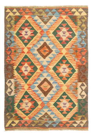Dywan Kelim - Splash - 125 x 80 cm - wielokolorowy