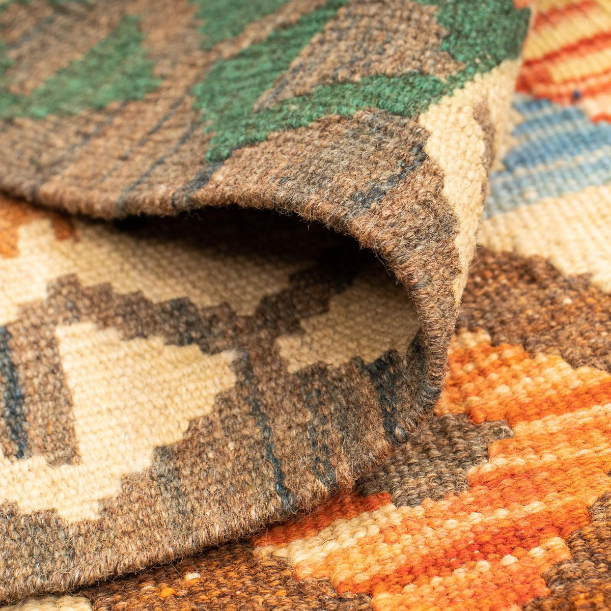 Dywan Kelim - Splash - 125 x 80 cm - wielokolorowy