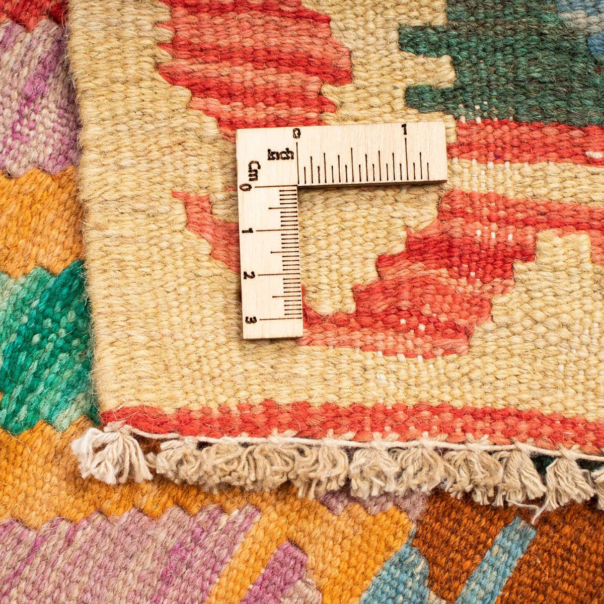 Dywan Kelim - Splash - 125 x 80 cm - wielokolorowy