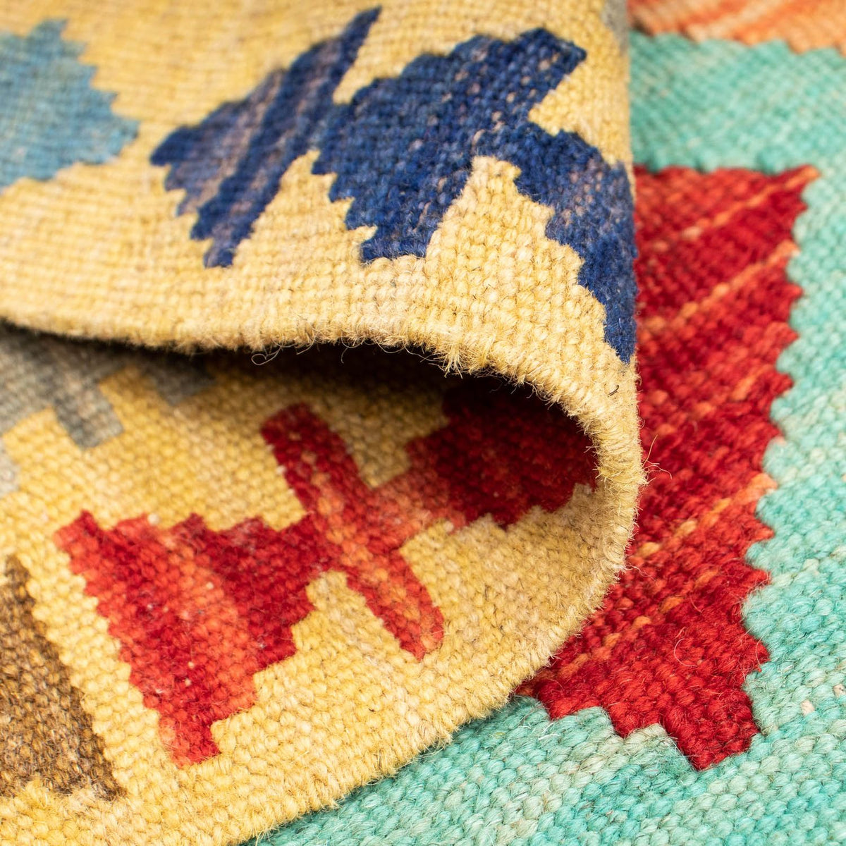 Dywan Kelim - Splash - 125 x 80 cm - wielokolorowy