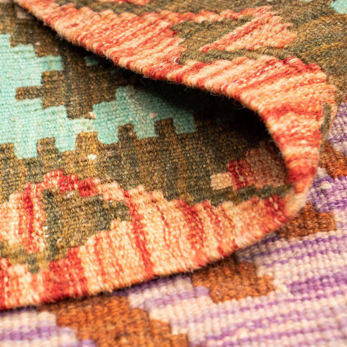 Dywan Kelim - Splash - 125 x 80 cm - wielokolorowy