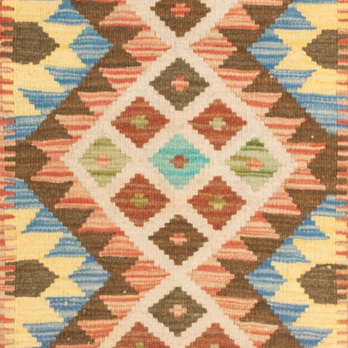 Dywan Kelim - Splash - 124 x 86 cm - wielokolorowy