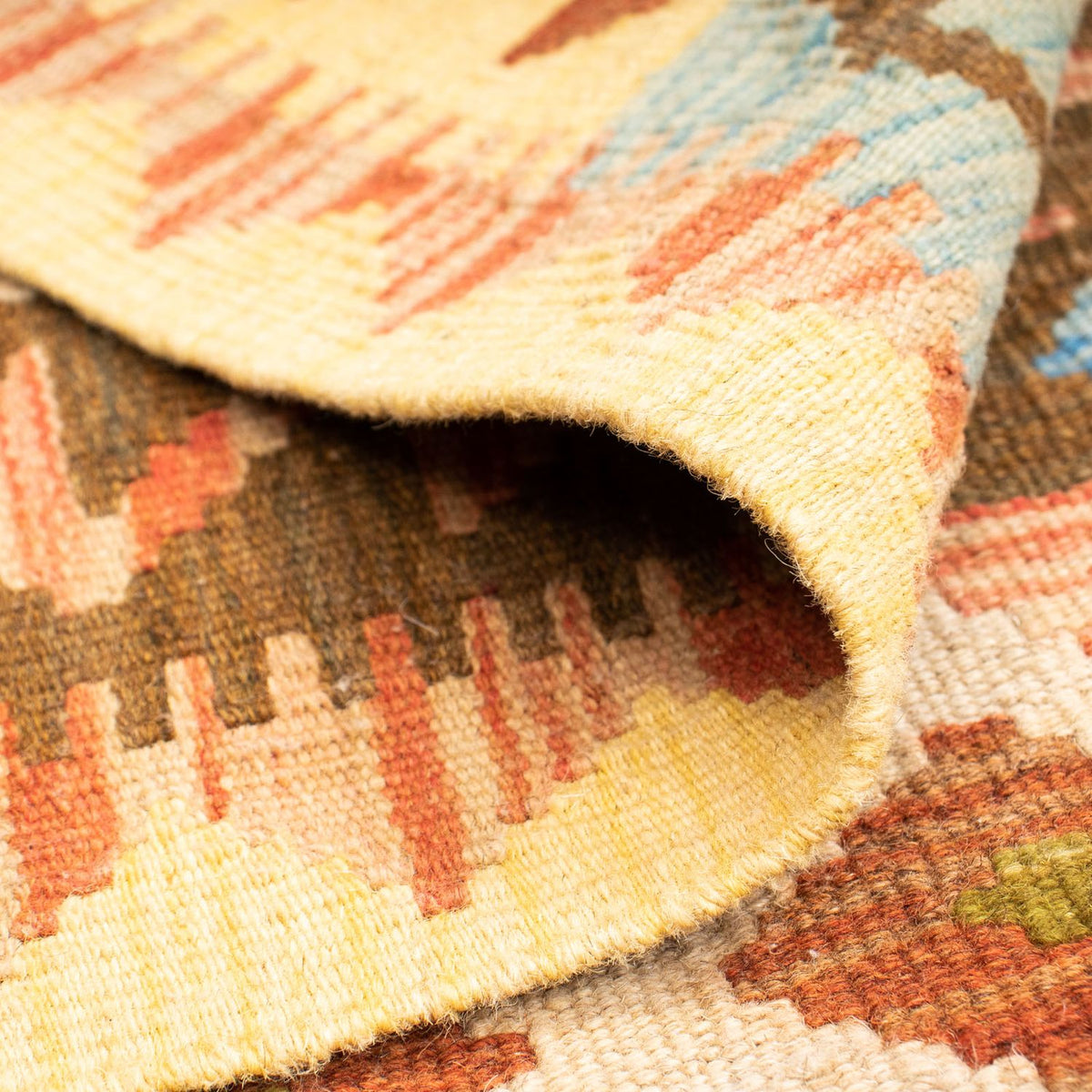 Dywan Kelim - Splash - 124 x 86 cm - wielokolorowy