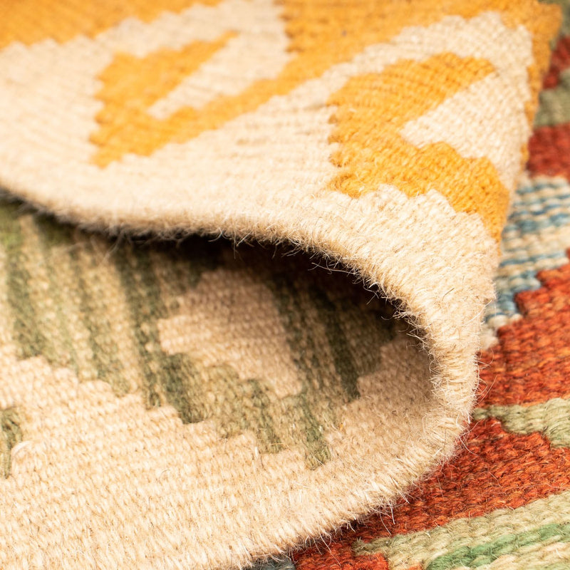 Dywan Kelim - Splash - 124 x 86 cm - wielokolorowy