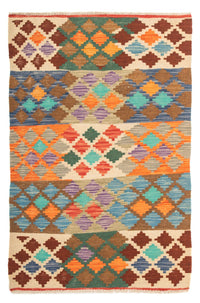 Dywan Kelim - Splash - 125 x 80 cm - wielokolorowy