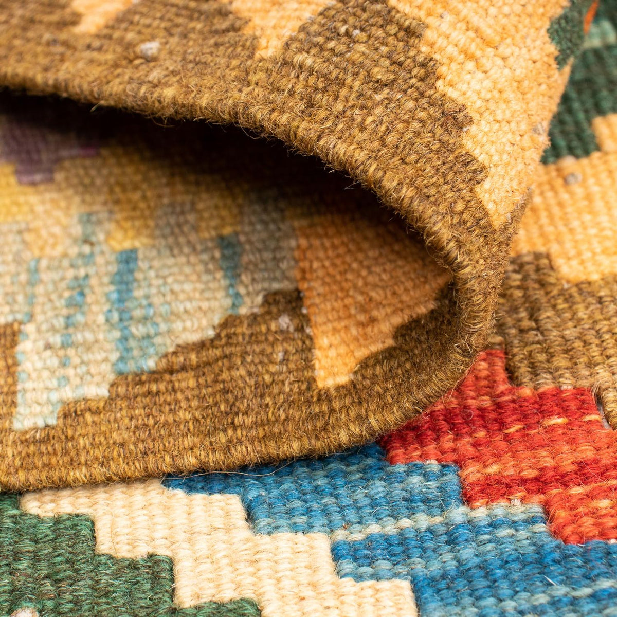 Dywan Kelim - Splash - 125 x 80 cm - wielokolorowy