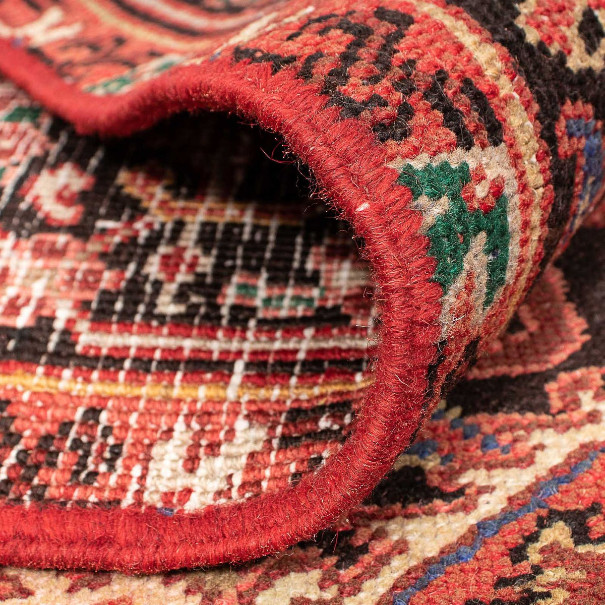 Perski dywan - Nomadyczny - 346 x 257 cm - jasna czerwień