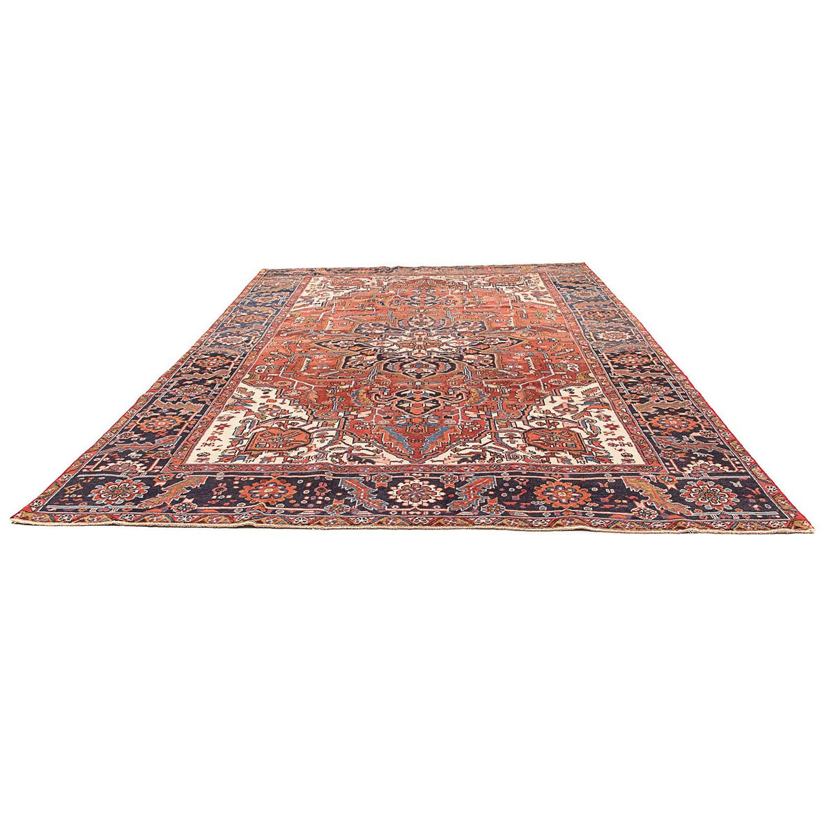 Perski dywan - Nomadyczny - 362 x 258 cm - jasna czerwień