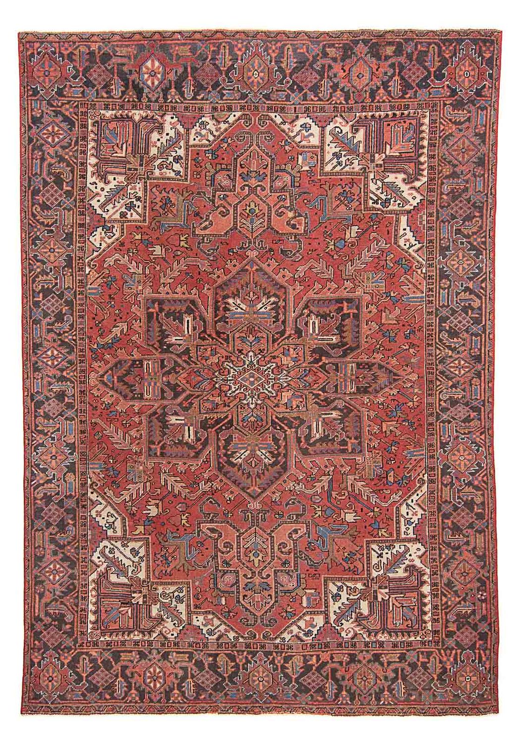 Perski dywan - Nomadyczny - 335 x 254 cm - jasna czerwień