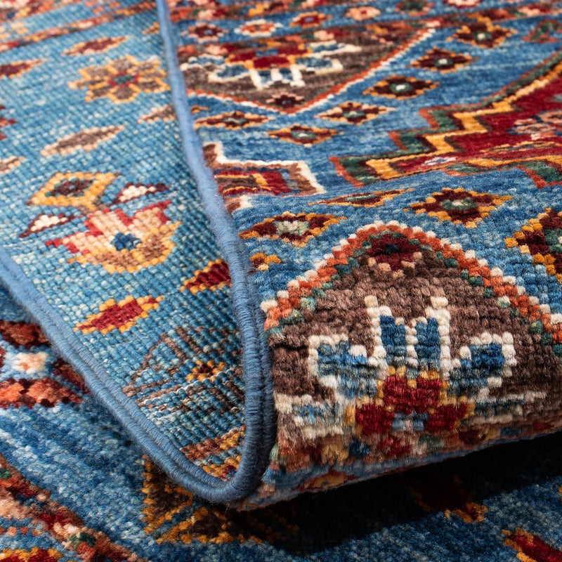 Dywan Zieglera - 207 x 157 cm - niebieski