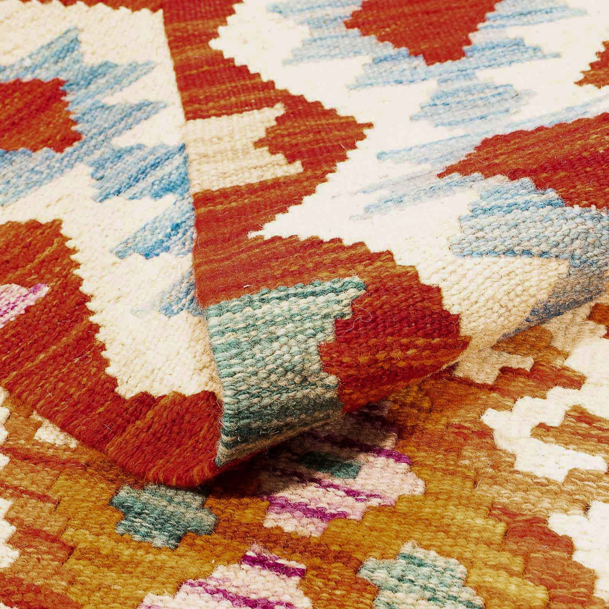 Dywan Kelim - Splash - 236 x 172 cm - wielokolorowy