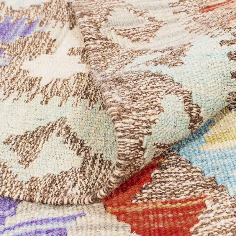 Dywan Kelim - Splash - 205 x 156 cm - wielokolorowy