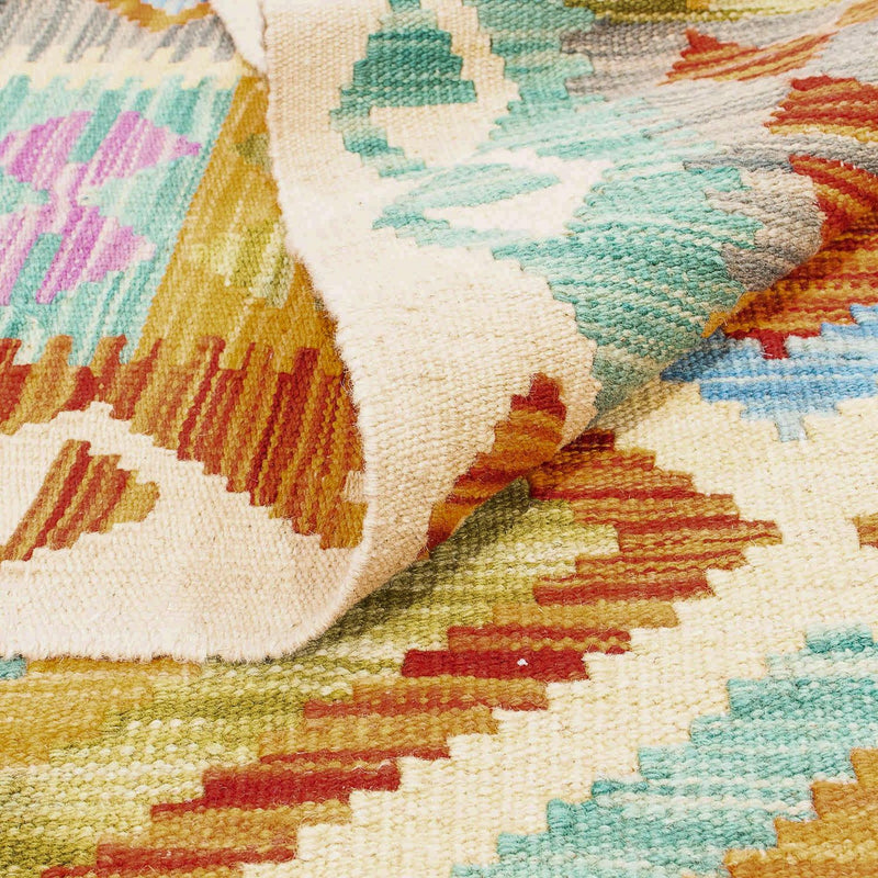 Dywan Kelim - Splash - 246 x 185 cm - wielokolorowy