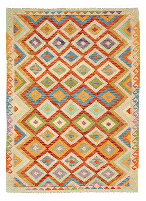 Dywan Kelim - Splash - 241 x 171 cm - wielokolorowy