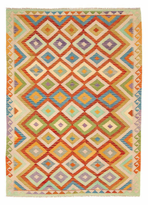 Dywan Kelim - Splash - 241 x 171 cm - wielokolorowy