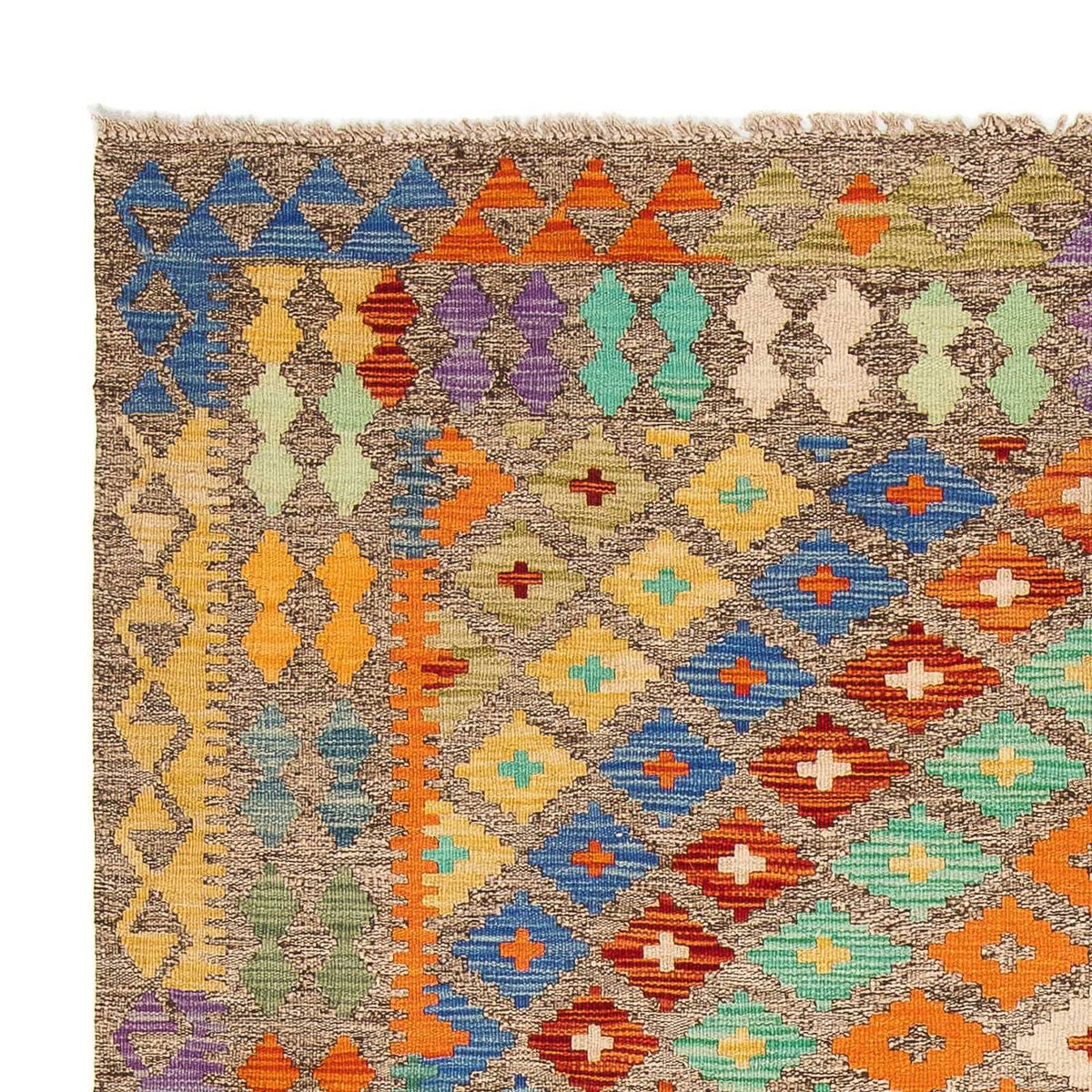 Dywan Kelim - Splash - 234 x 169 cm - wielokolorowy