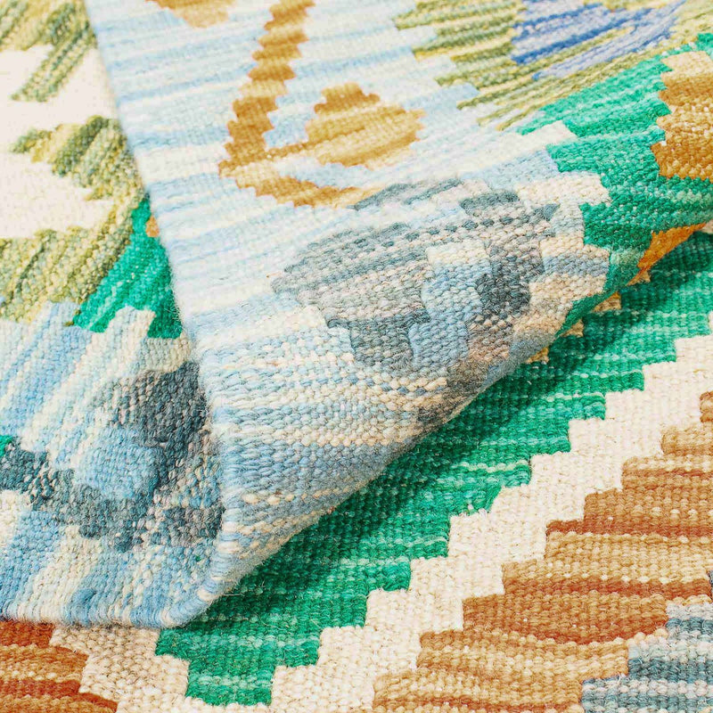 Dywan Kelim - Splash - 245 x 185 cm - wielokolorowy