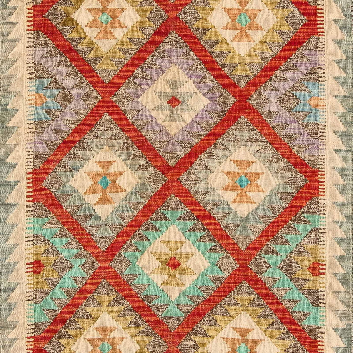 Dywan Kelim - Splash - 239 x 174 cm - wielokolorowy