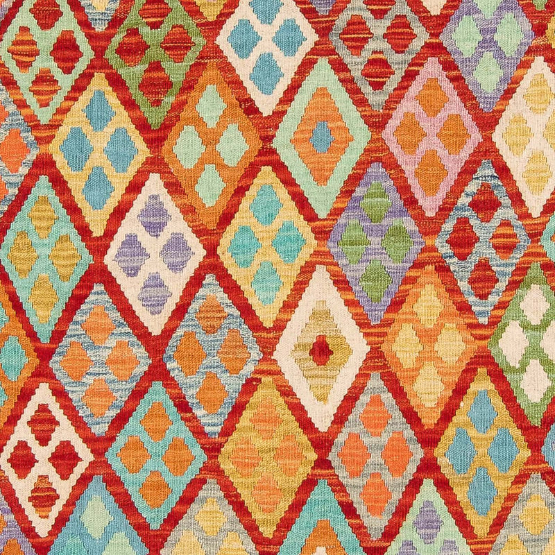 Dywan Kelim - Splash - 188 x 169 cm - wielokolorowy
