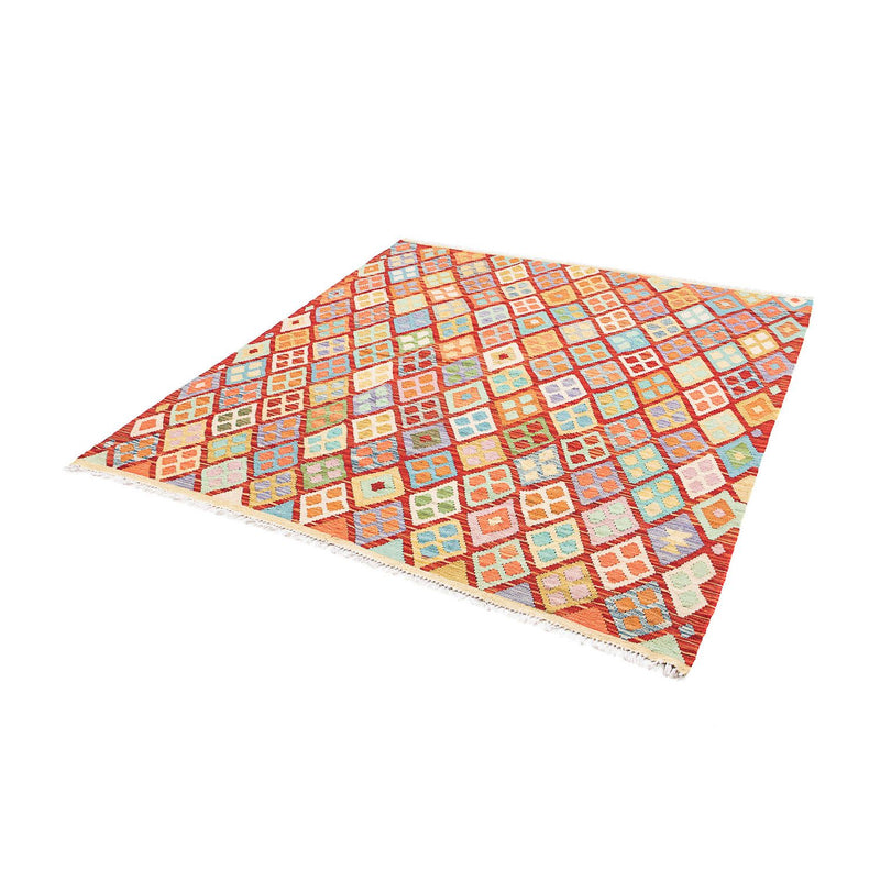 Dywan Kelim - Splash - 188 x 169 cm - wielokolorowy