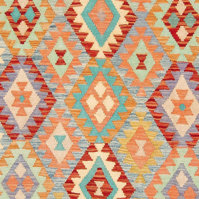 Dywan Kelim - Splash - 193 x 158 cm - wielokolorowy