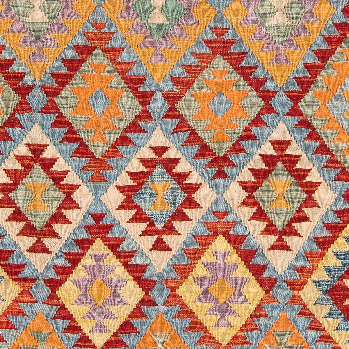 Dywan Kelim - Splash - 194 x 152 cm - wielokolorowy