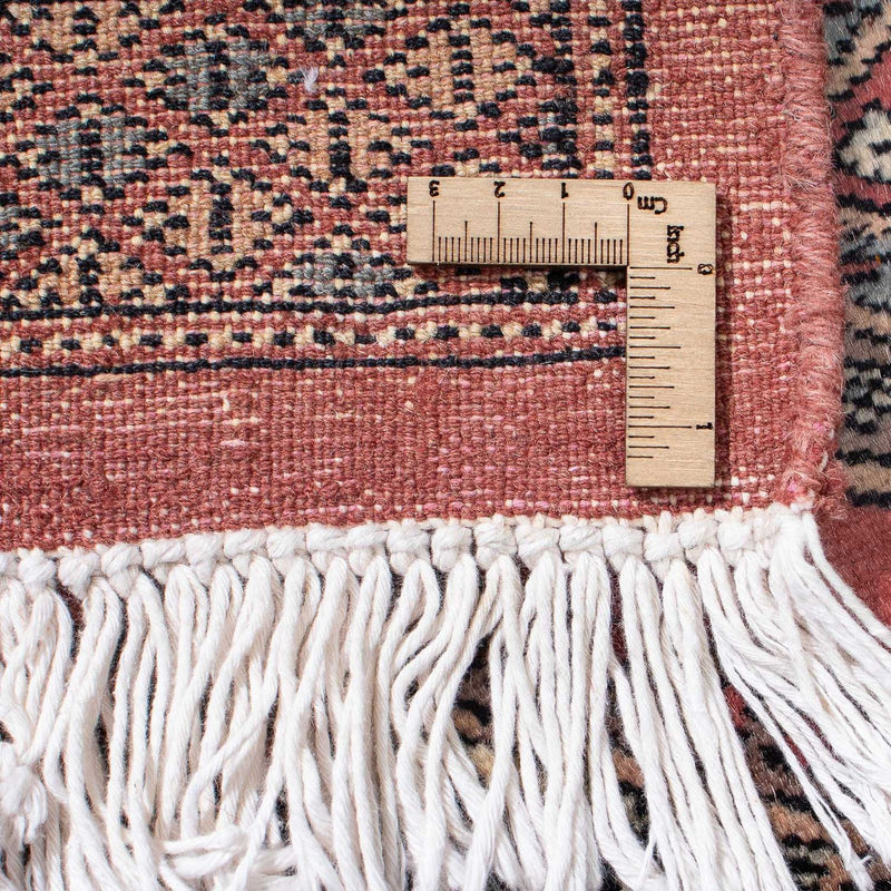 Biegacz Afgański dywan - Bukhara - 396 x 64 cm - ciemna czerwień