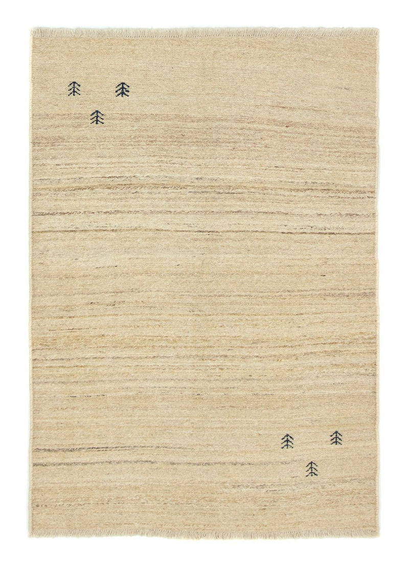 Dywan Gabbeh - perski - 157 x 110 cm - beżowy