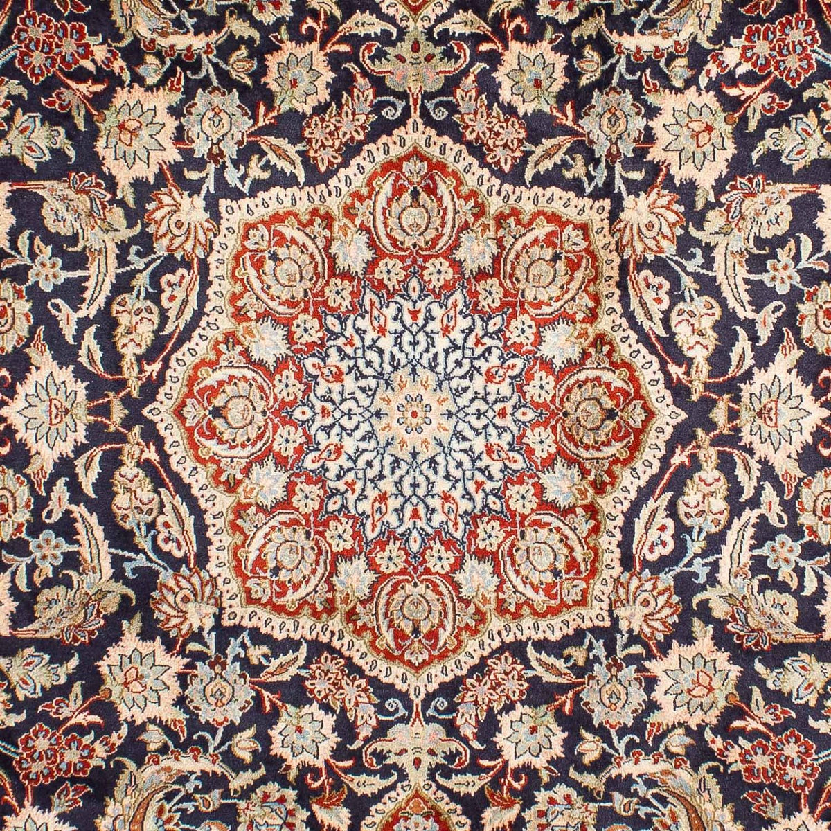 Dywan perski - Klasyczny - 300 x 196 cm - ciemnoniebieski